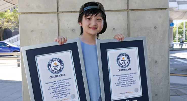 プロスケートボードバーチカル 河上恵蒔選手と所属契約