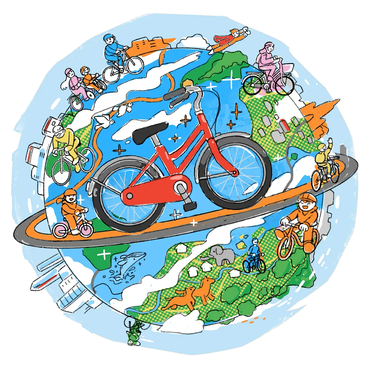 The possibilities of Bicycles enriching the world.