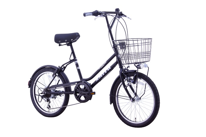 美品☆BIKE SMITH[バイク スミス]20吋 コンパクト自転車 外装6段
