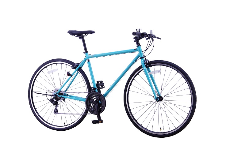 クロスバイク サカイサイクル CROSS-SIM 21段変速 ブルー 配送無料